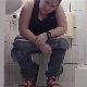 A fat, Polish girl sits down on a toilet and begins to take a shit immediately. Soft pooping sounds are heard, followed by pissing. More plops are heard again. She wipes, shows us her dirty TP and mess in the toilet bowl. 720P HD. About 6 minutes.